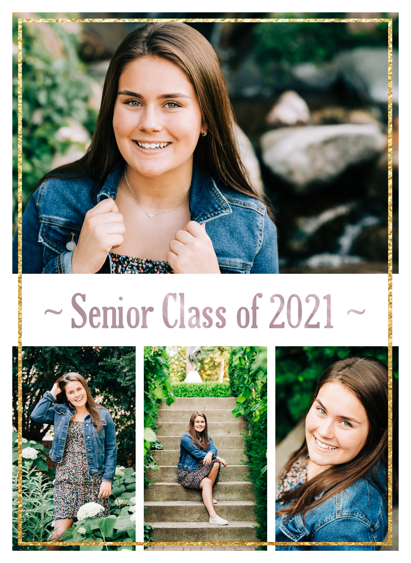 Senior Girl Picture Collage