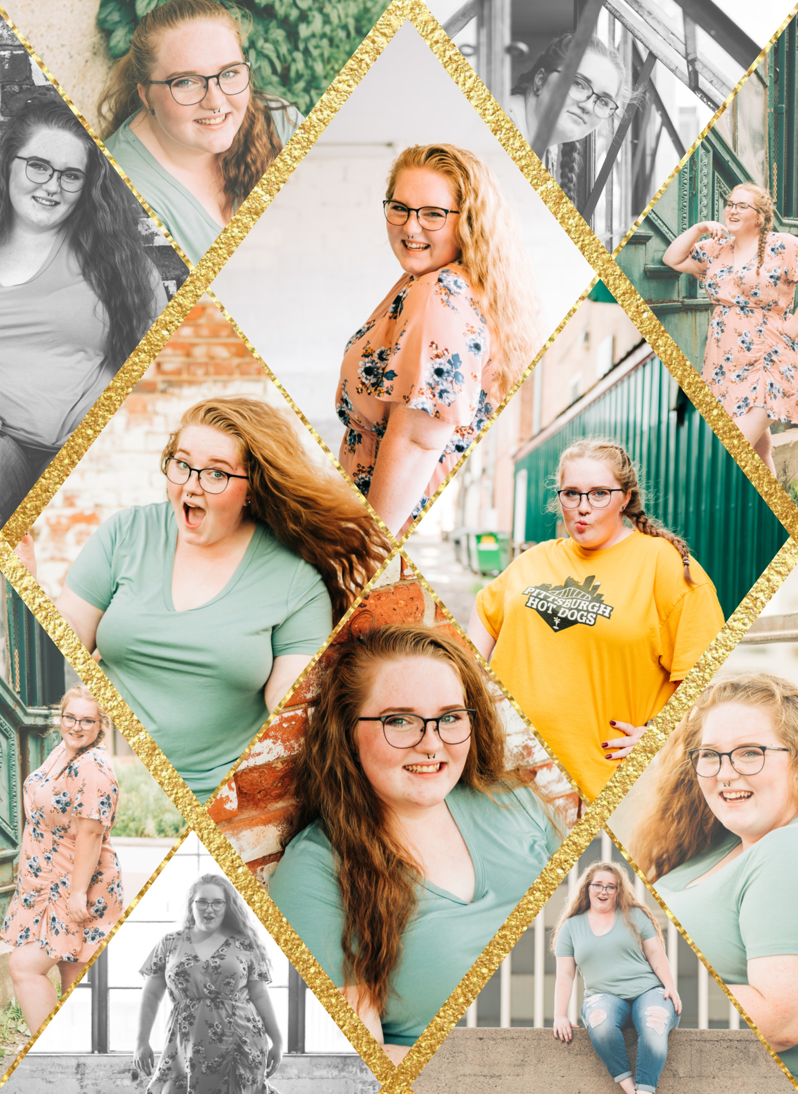 Senior Girl Variety Collage
